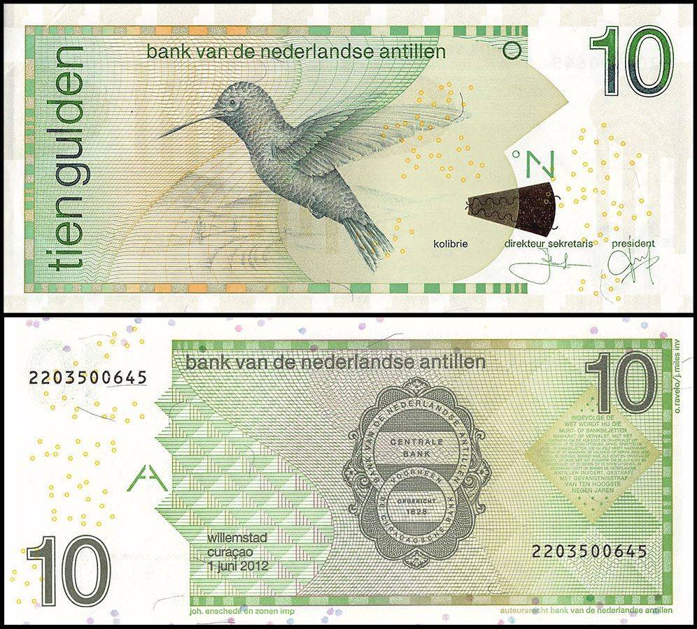 Netherlands Antilles 10 Gulden, 2012, P-28f, UNC