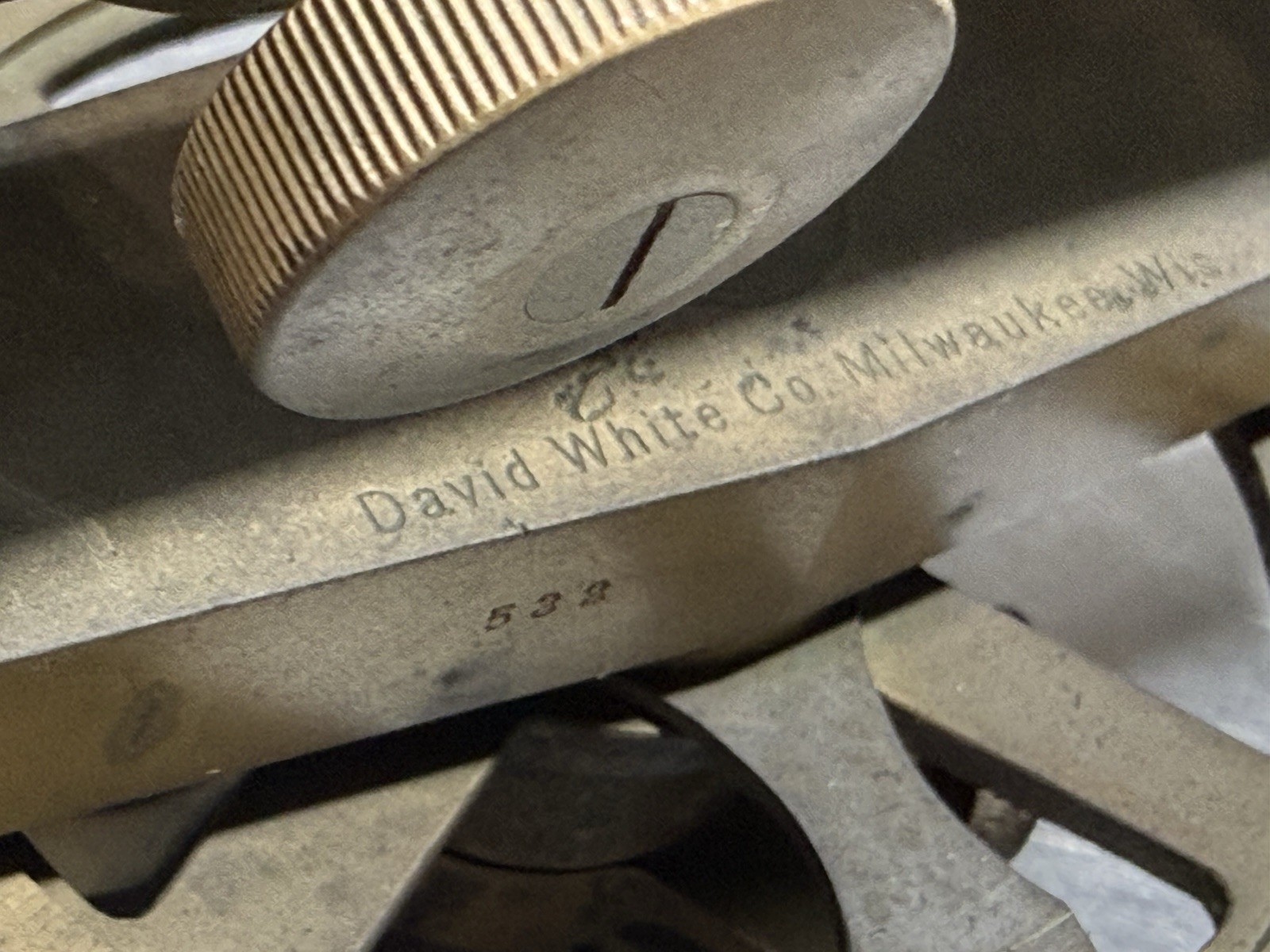 Surveyors Transit Vintage David White Instruments Universal Model 532 Solid Bras