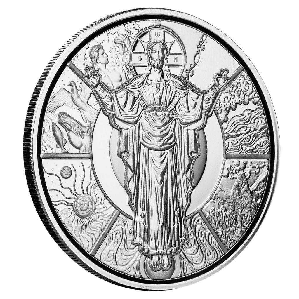 2024 1 oz Silver Coin - Jesus The Creator .999 Silver Coin (BU) #A722