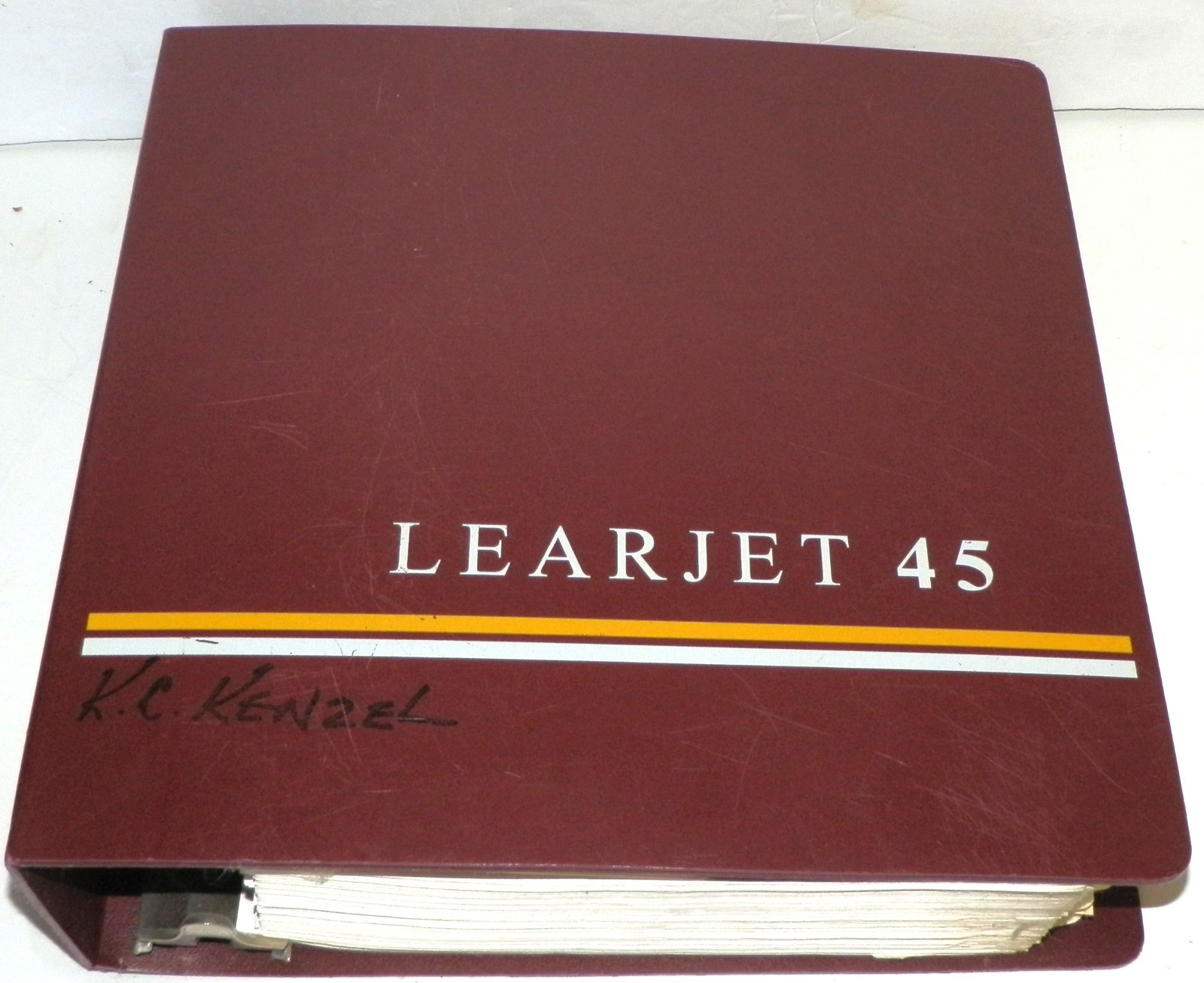 Bombardier Learjet 45 Maintenance Training Manual 3 Ring Binder
