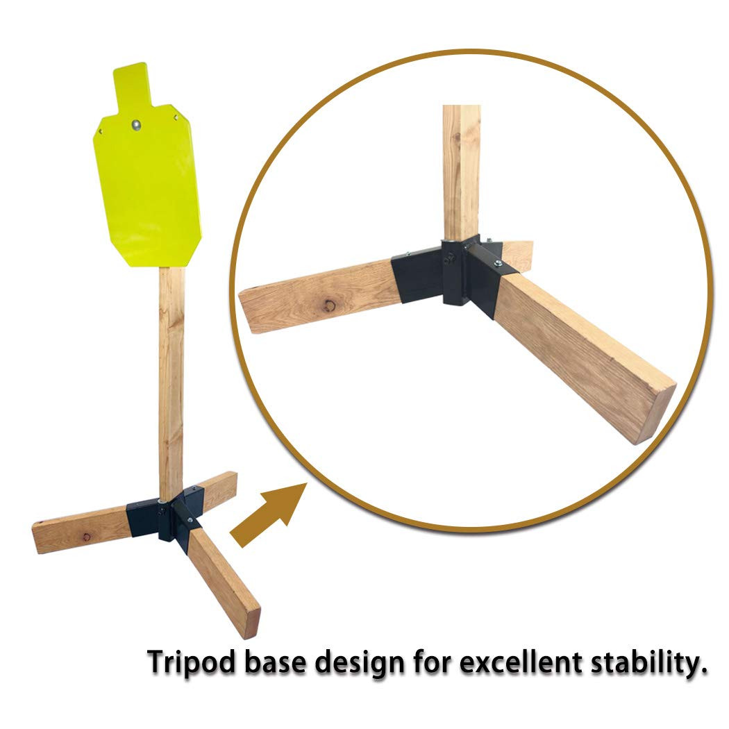 Target Stand 2x4 Base with Steel Target Hanger