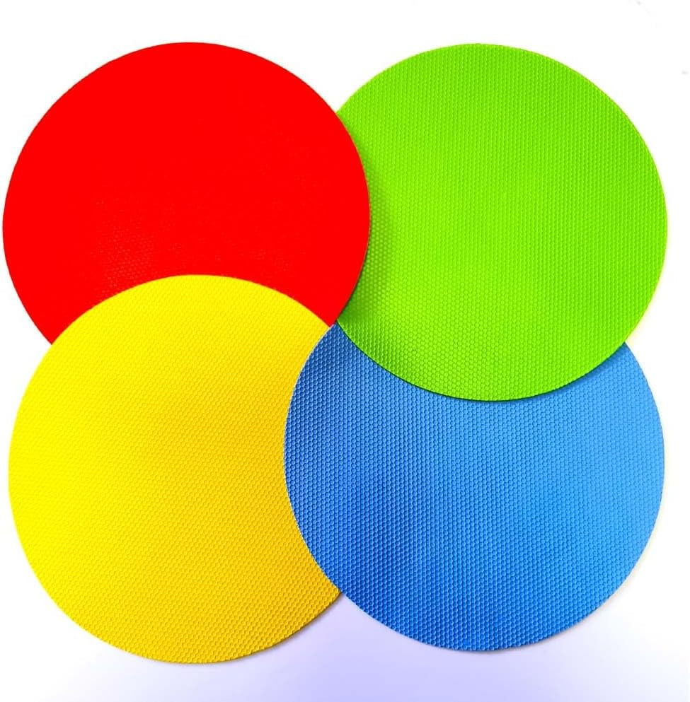 4pcs Rubber Jar Opener Bottle Gripper Non Slip Pad Multi-function Circle One