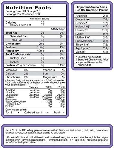 Syntrax Nectar Native Grass-Fed Whey Protein Isolate, Refreshing Flavor,