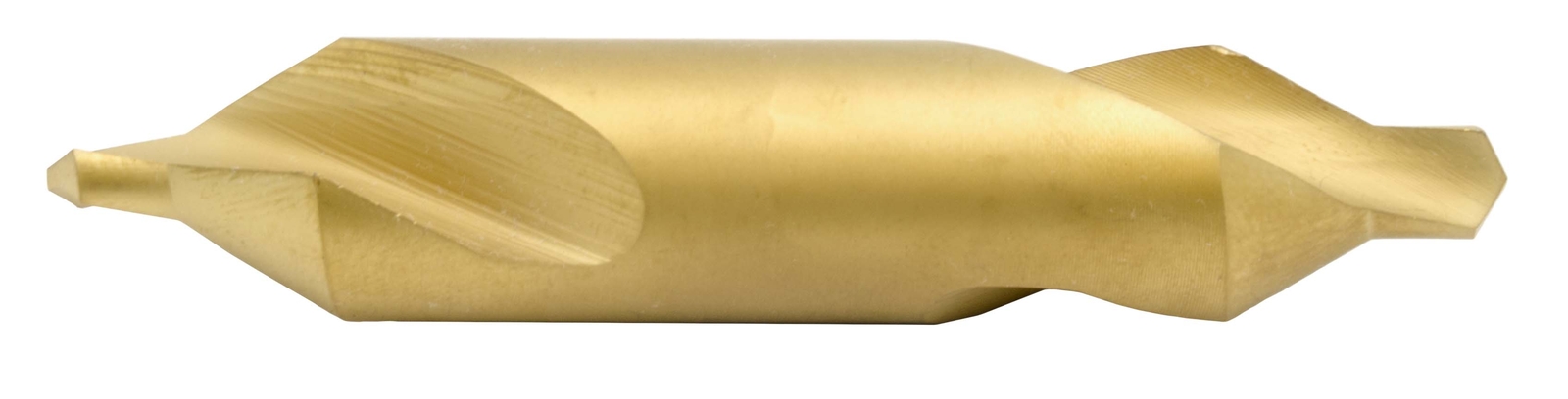 #4 Combined Drill & Countersink, TiN Coated HSS, 60° Angle, 1pc, by MDX