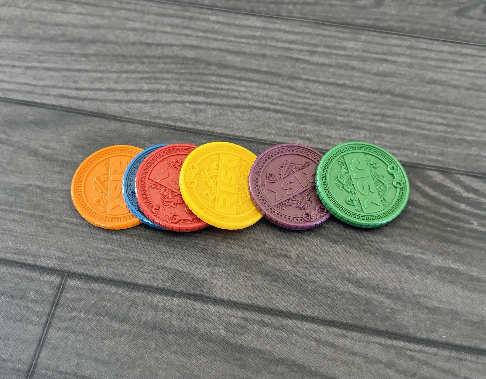 RISK Strike | All 6 Domination Coins | Official Replacement/Extra Game Pieces