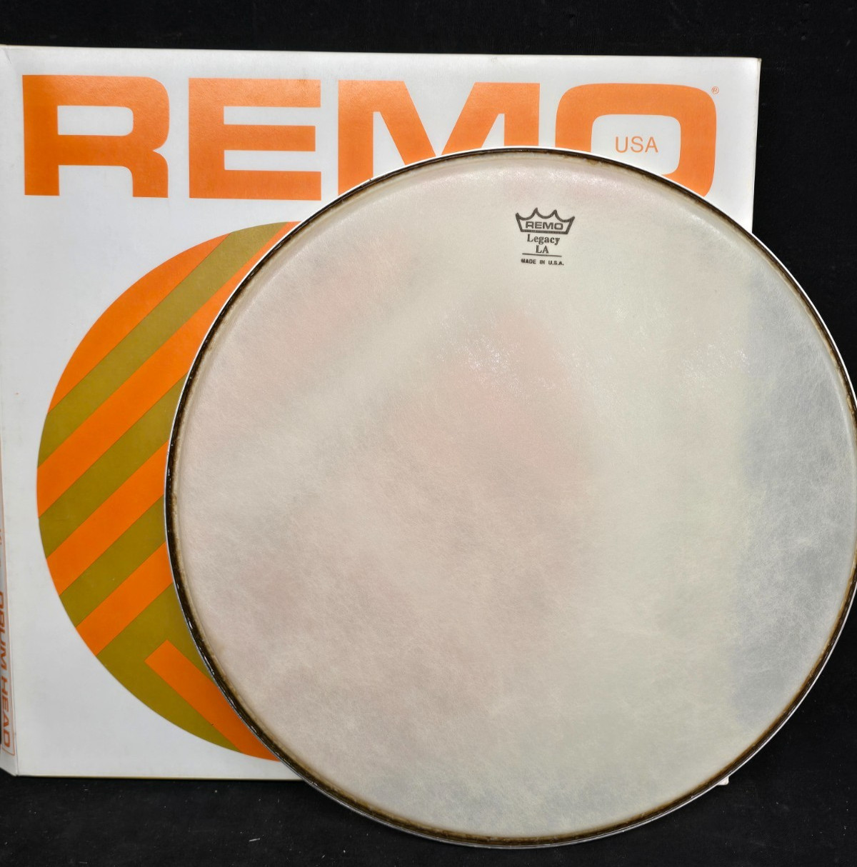 Vintage New Old Stock Remo Legacy LA 15" Mounted Drum Head LA-0115