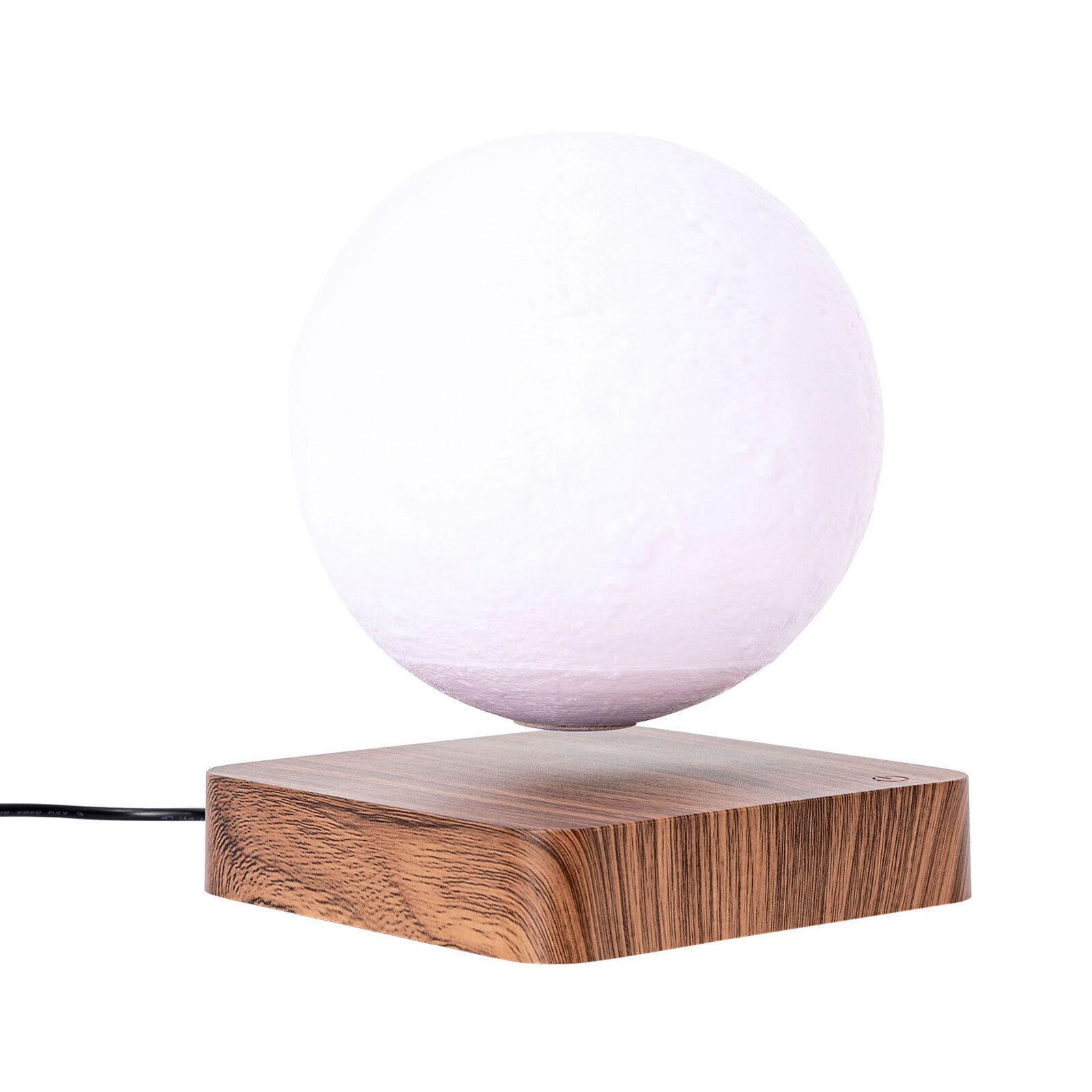 Magnetic Levitating 3D Printed Moon Lamp LED Night Light Touch Switch