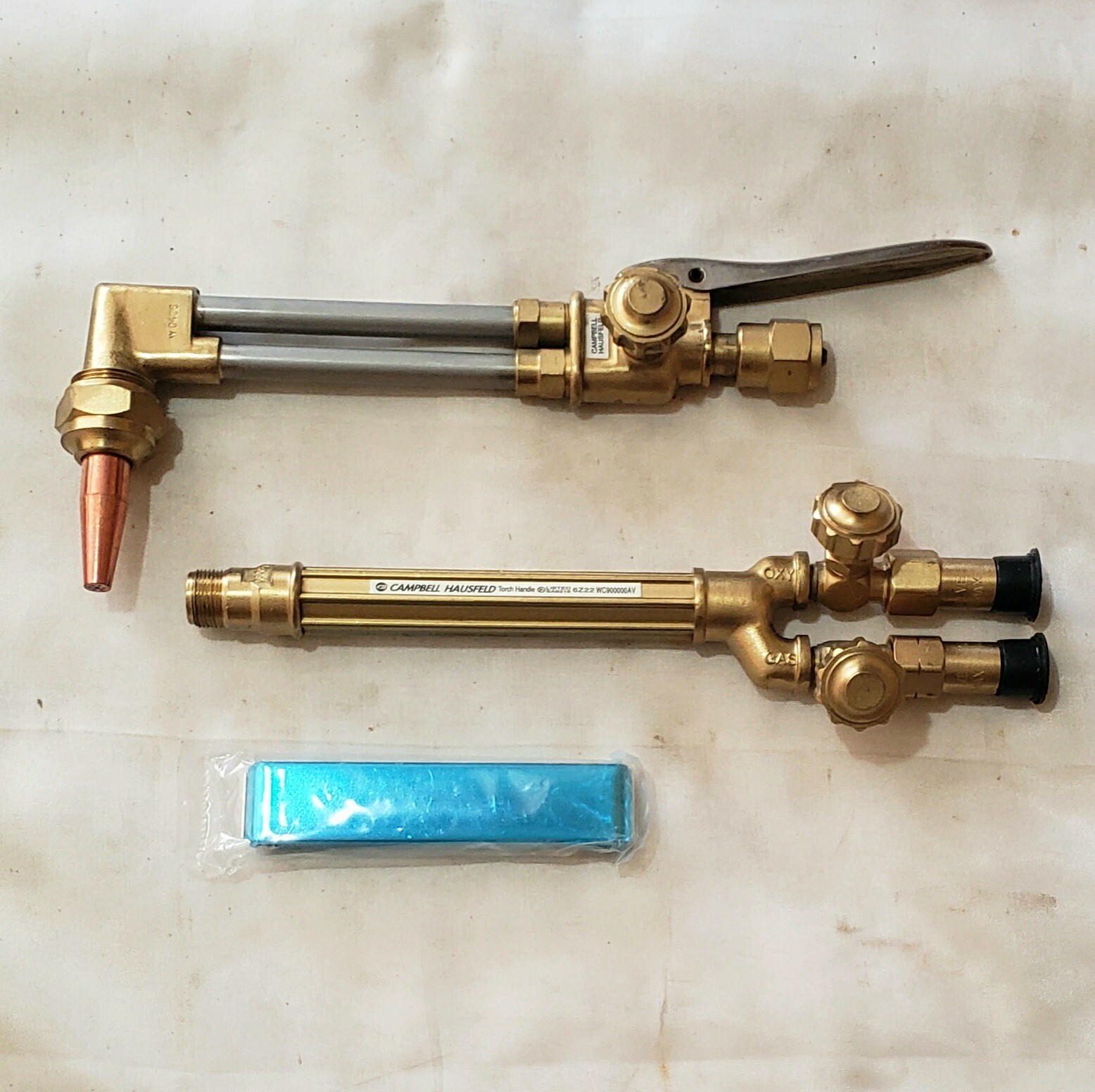 Campbell Hausfeld Victor Style Welding Cutting Torch Set Attachment Handle & Tip