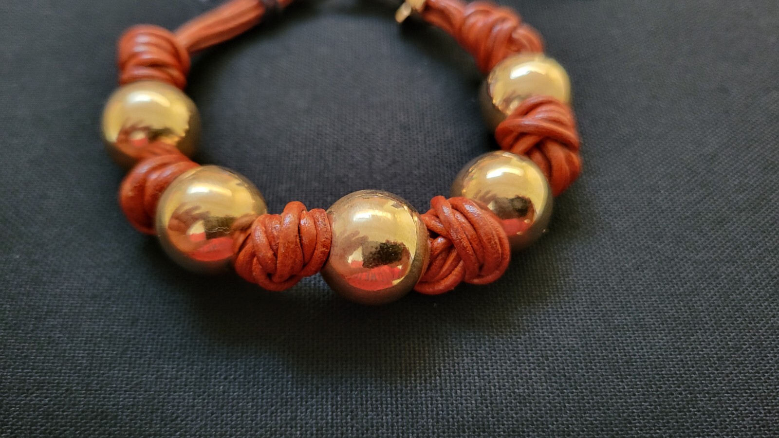 Milor Italy Bronze Leather Bracelet