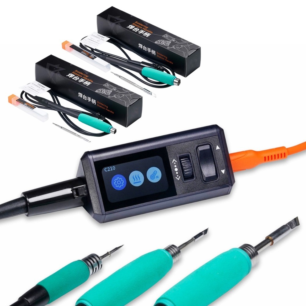 200W TS1M Soldering Station with Adjustable Temperature and Space Saving Design