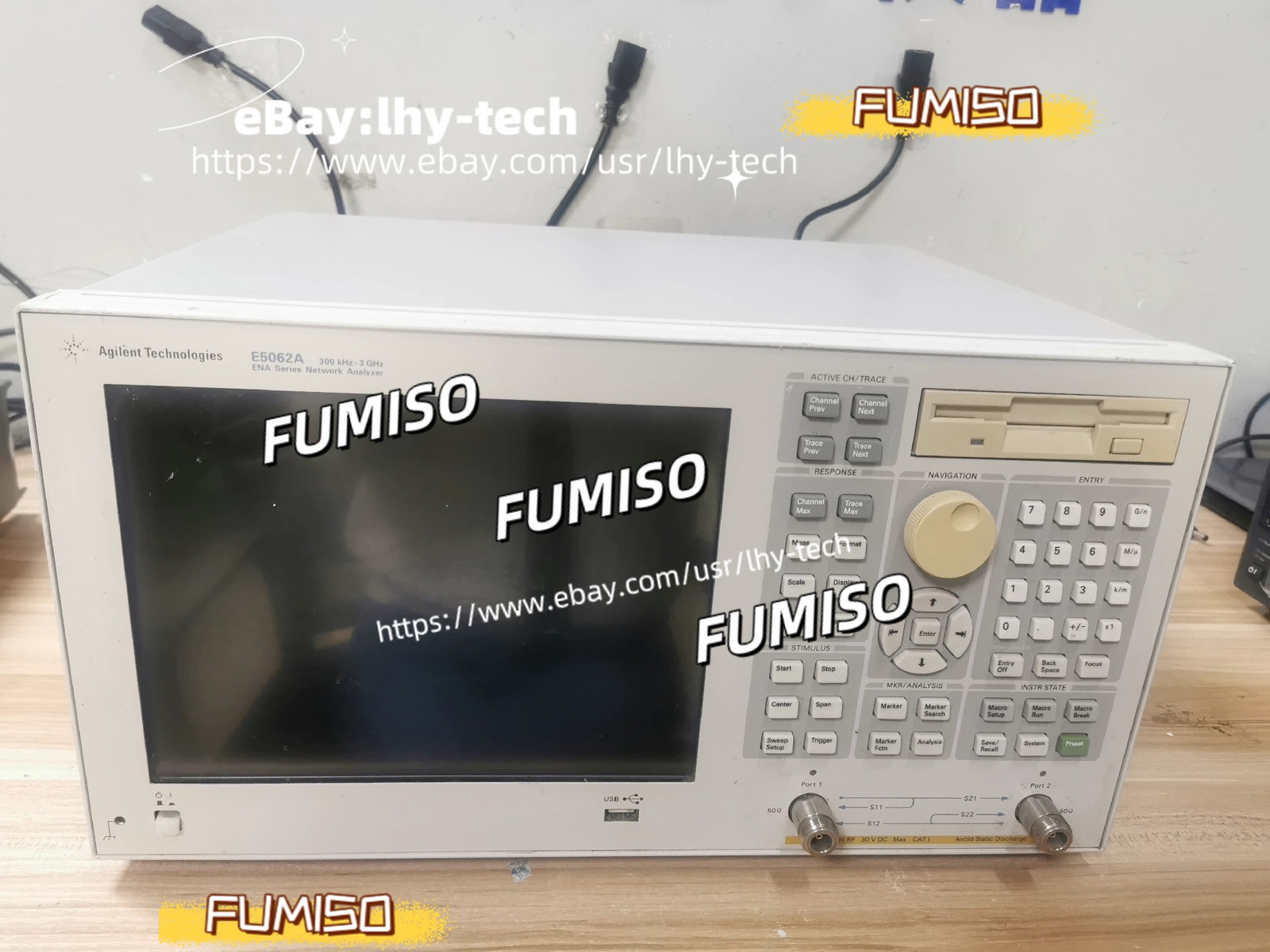 KEYSIGHT / Agilent E5062A 300kHz-3GHz Vector network Analyzer/&lhy