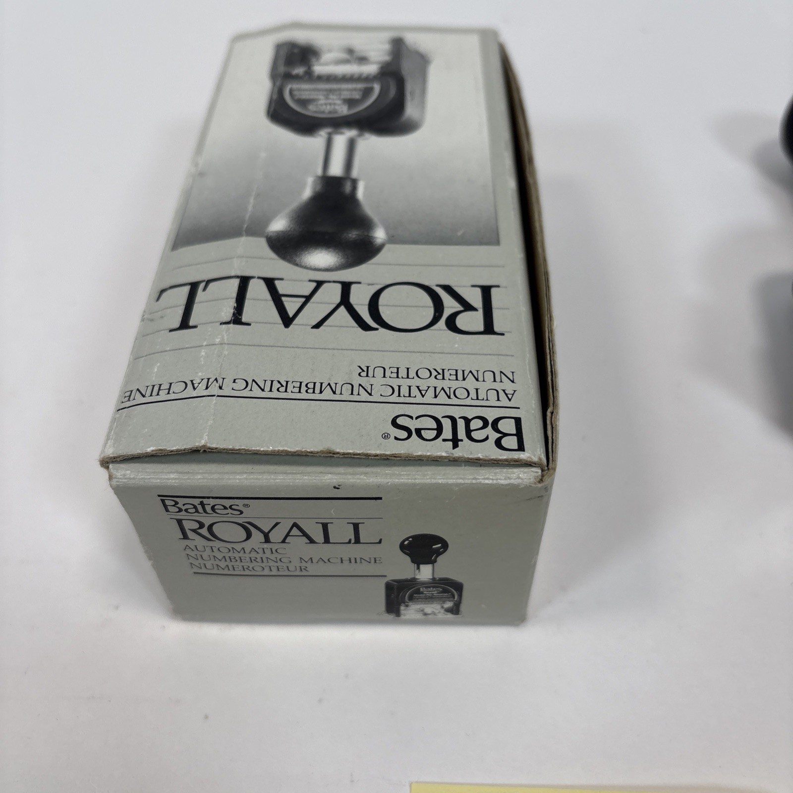 Bates Royall RNM5A-7 Automatic Numbering Machine Ink Stamp Complete In Box
