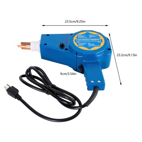Auto Body Dent Repair Kit 800VA Electric Stud Welder Gun with Puller Hammer