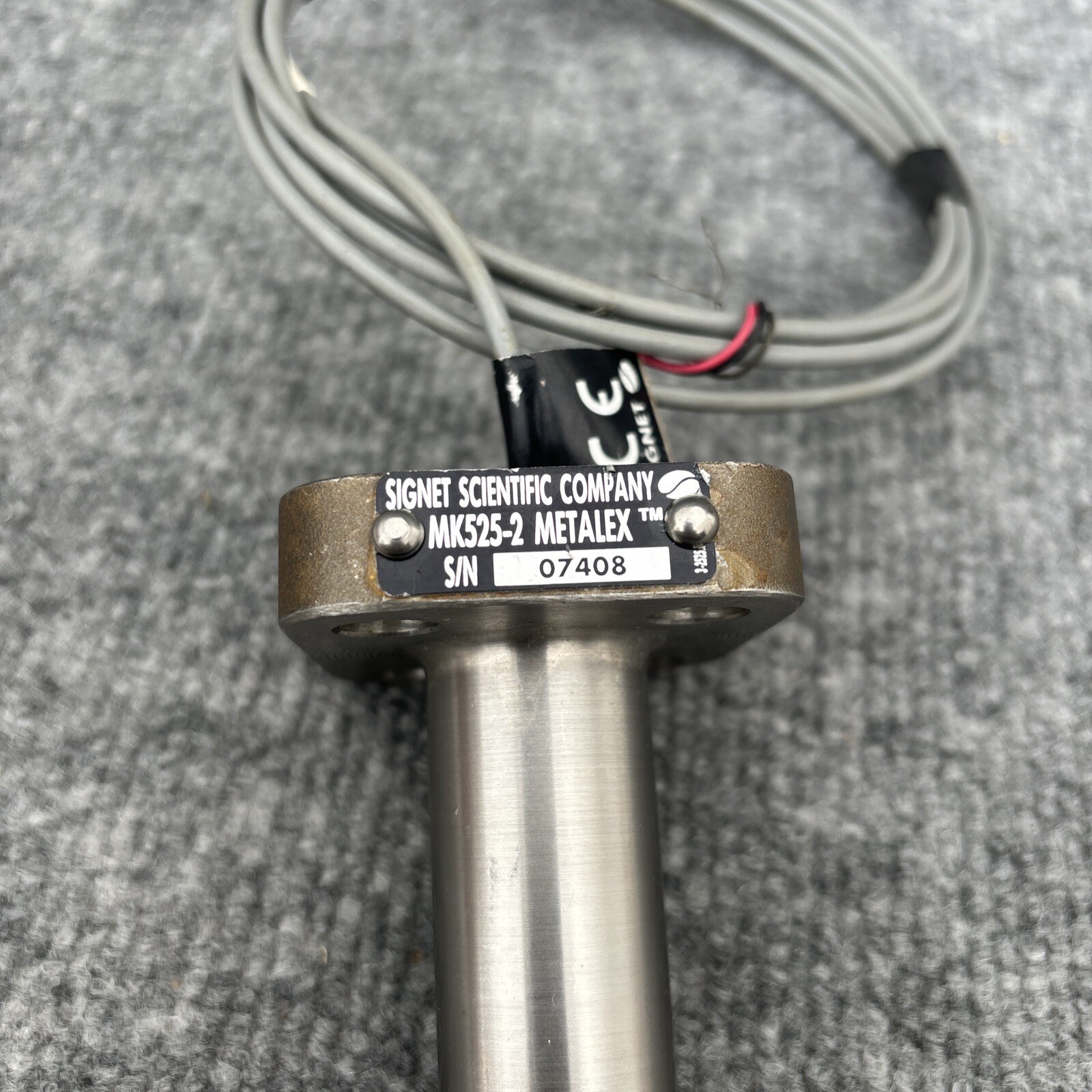 GF Signet P525-2 Metalex Paddlewheel Flow Sensor Used