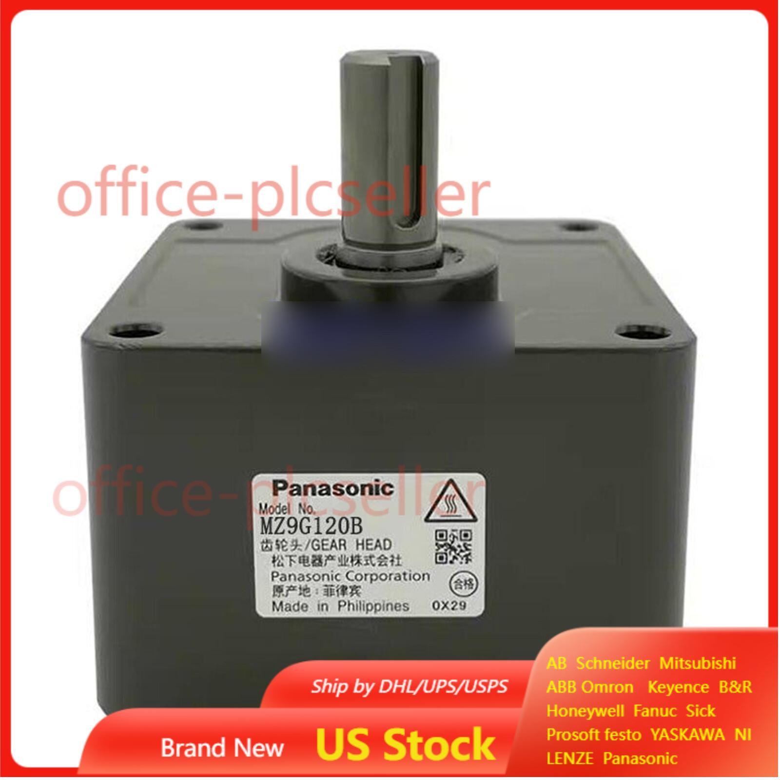 US Free TAX 1PC New Panasonic MZ9G120B Motor Gear Head Fast Shipping