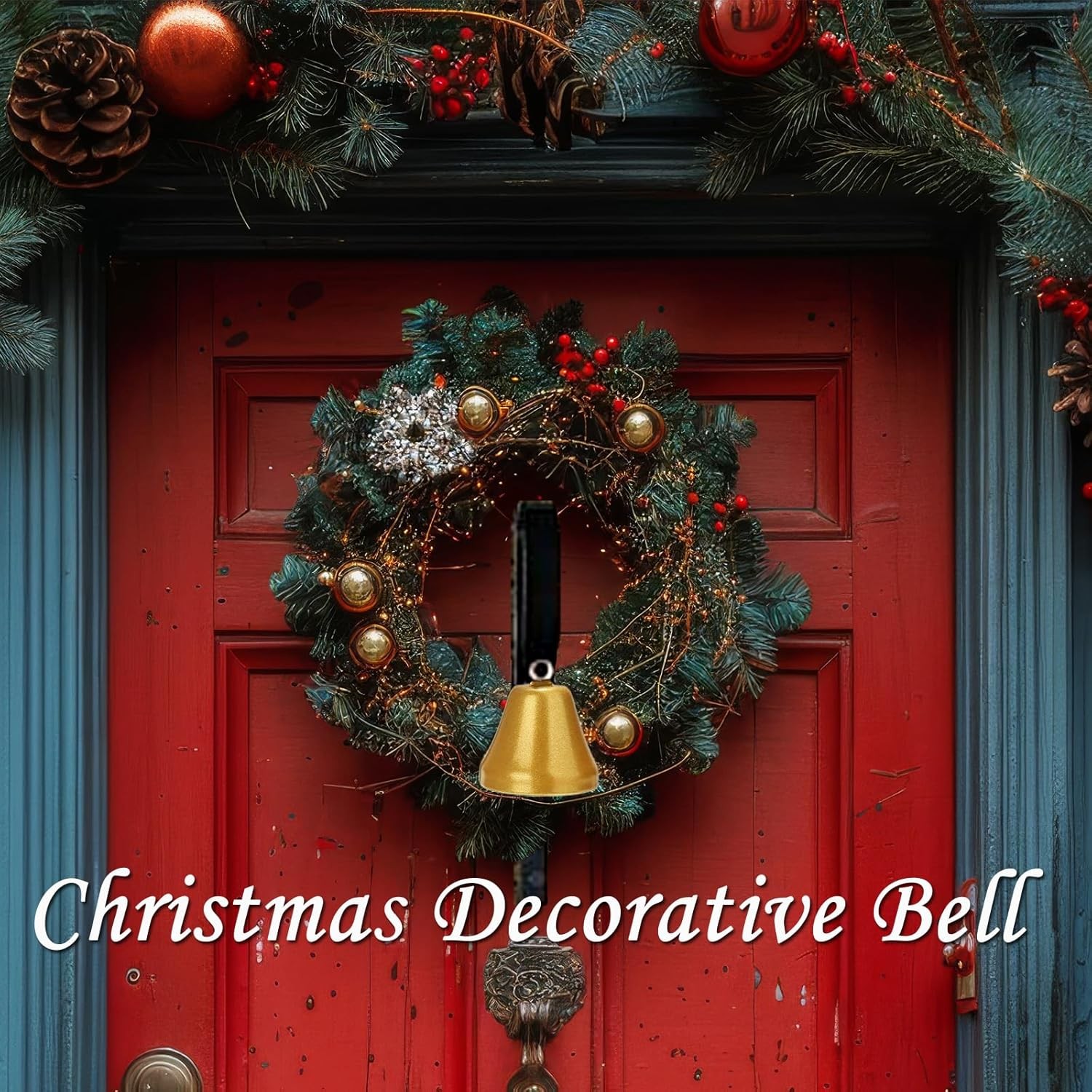 Retro Doorbell, Traditional Metal Shopkeepers Bell, Home Office Retail Store Doo