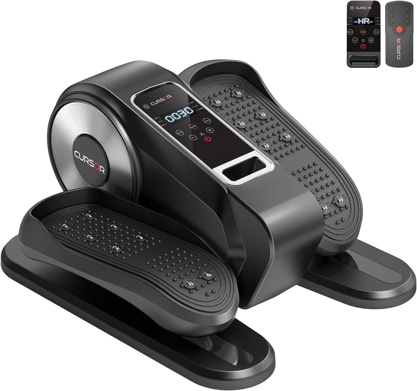 Under Desk Elliptical Machine, Electric Seated Pedal Exerciser, Mini Ellipse Leg