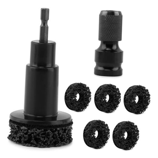 Wheel Hub Cleaning Kit,Wheel Hub Resurfacing kit,Wheel Stud Cleaner Includes 6