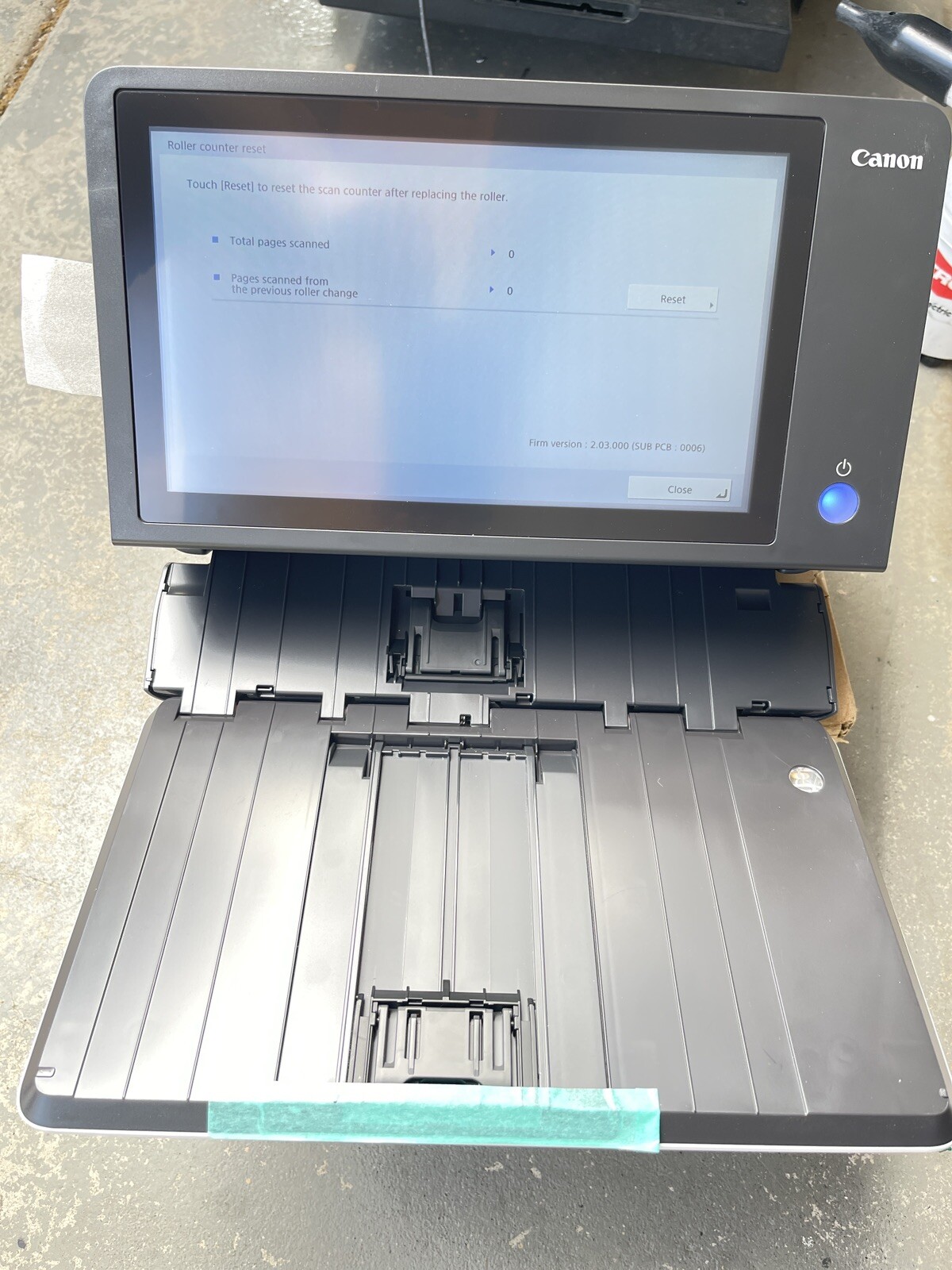 Canon imageFORMULA ScanFront 400 Networked Document Scanner with Scan Count 0