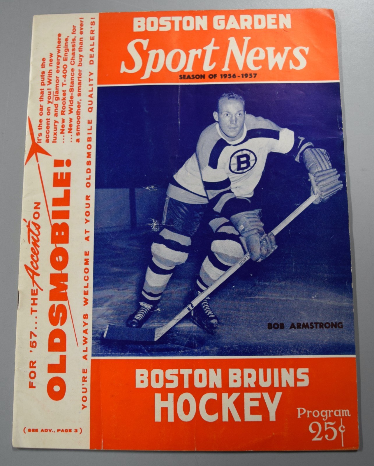 Boston Bruins Vs Chicago Blackhawks February 28th 1957 Official Game Program