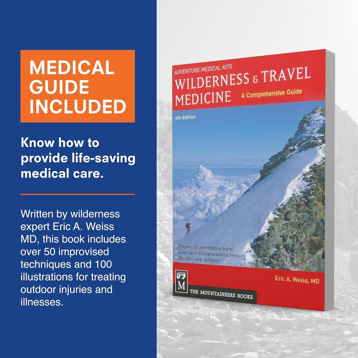 Durable Hiking First Aid Kit for 2 - Complete Care with Trauma Pad & Bandages