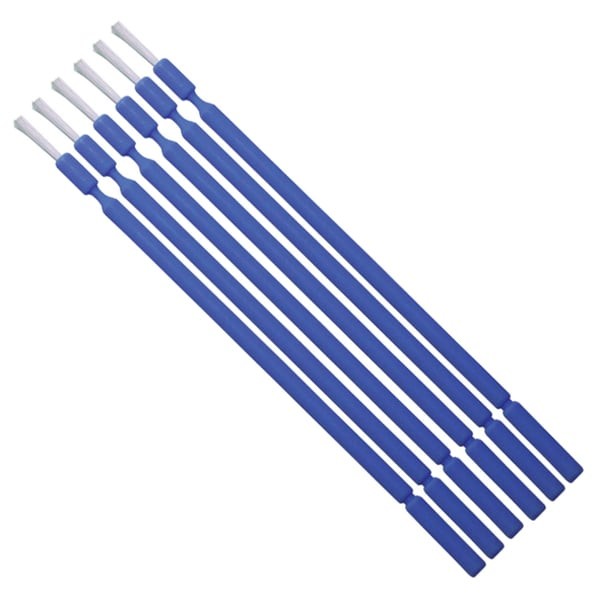 Maxill 53238 Bendable Applicator Brushes Blue Chemical Resistant Fibers 100/Pk