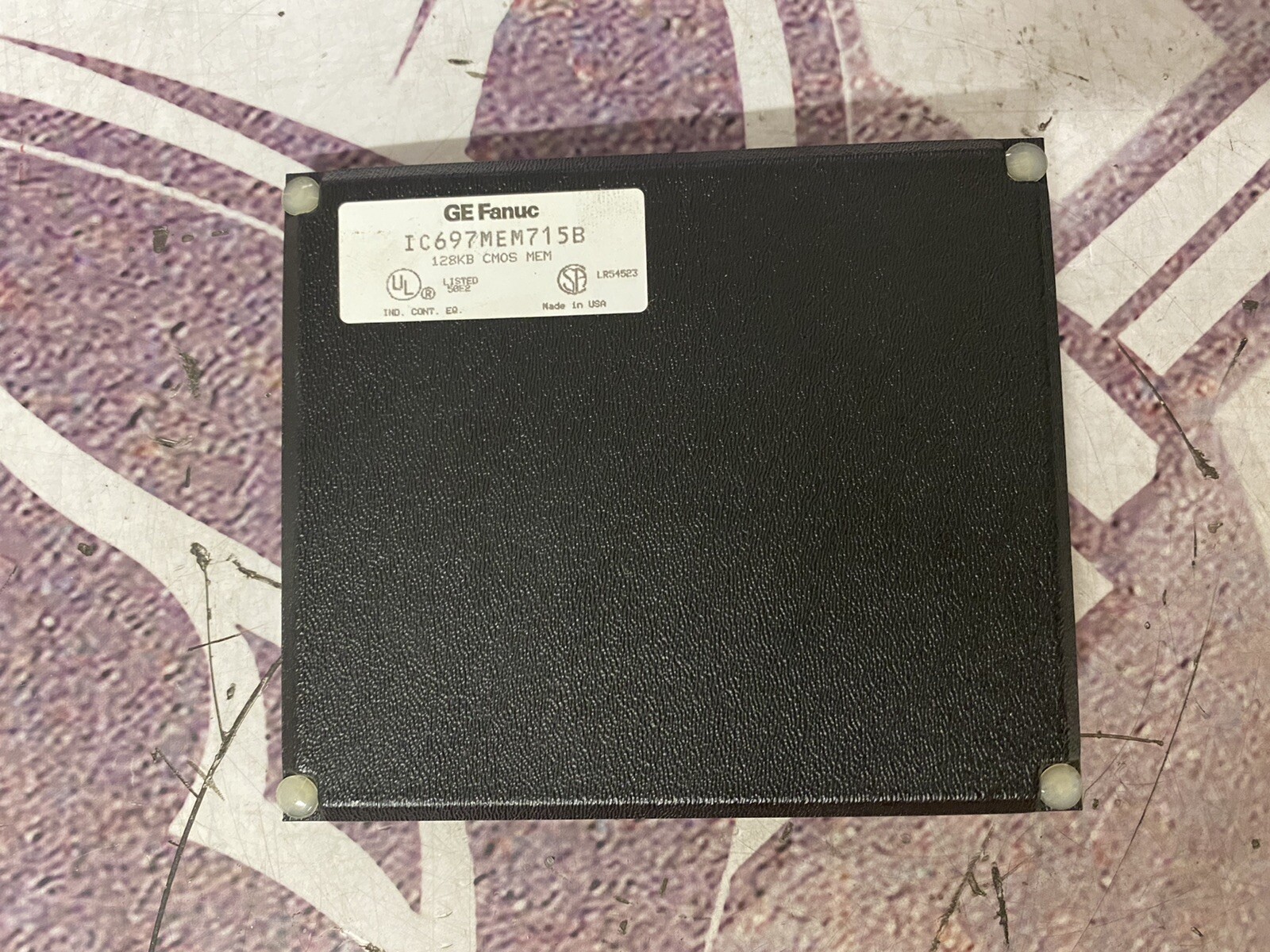 GE Fanuc IC697MEM715B Memory Module 128KBytes Expansion Board