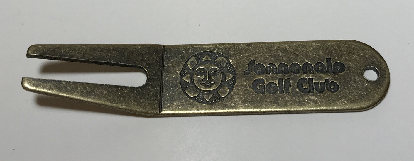 Sonnennalp Country Golf Club Tee Divot Tool Golfing