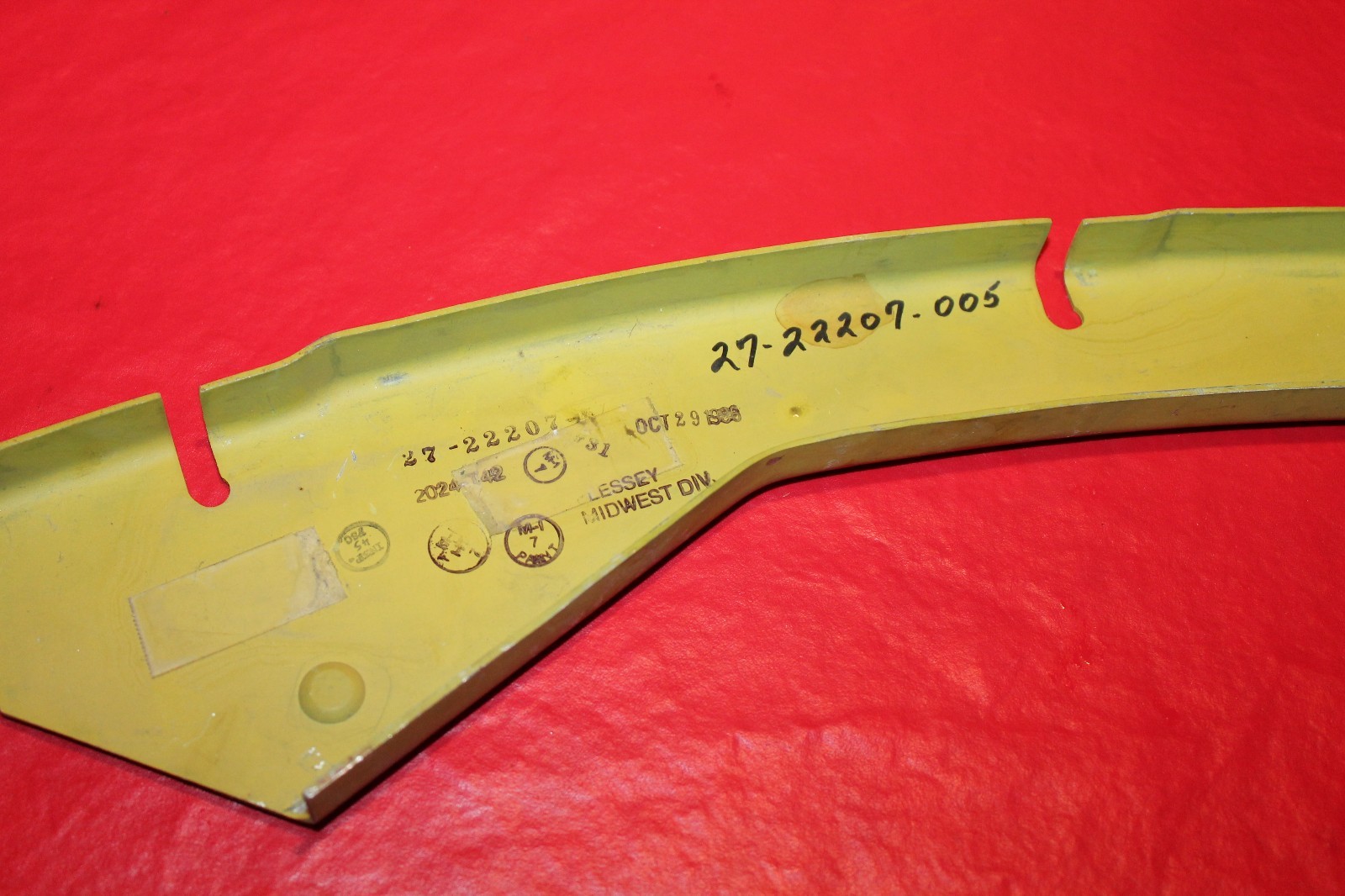 Plessey Midwest Division Support 27-22207-005
