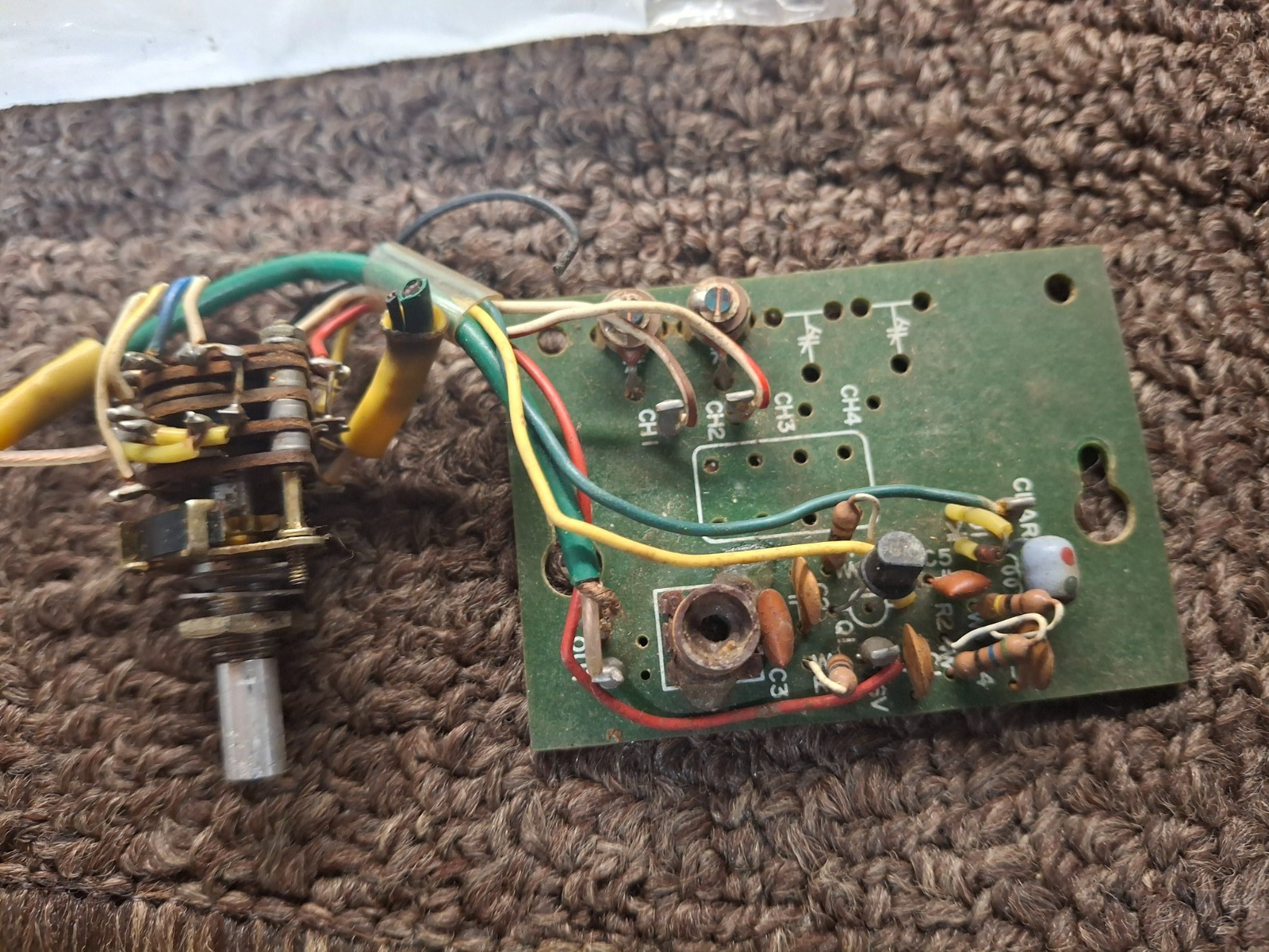 YAESU FT 101B/E/EE/EX/F PB-1344A Fixed Frequency Board/Switch, good pull