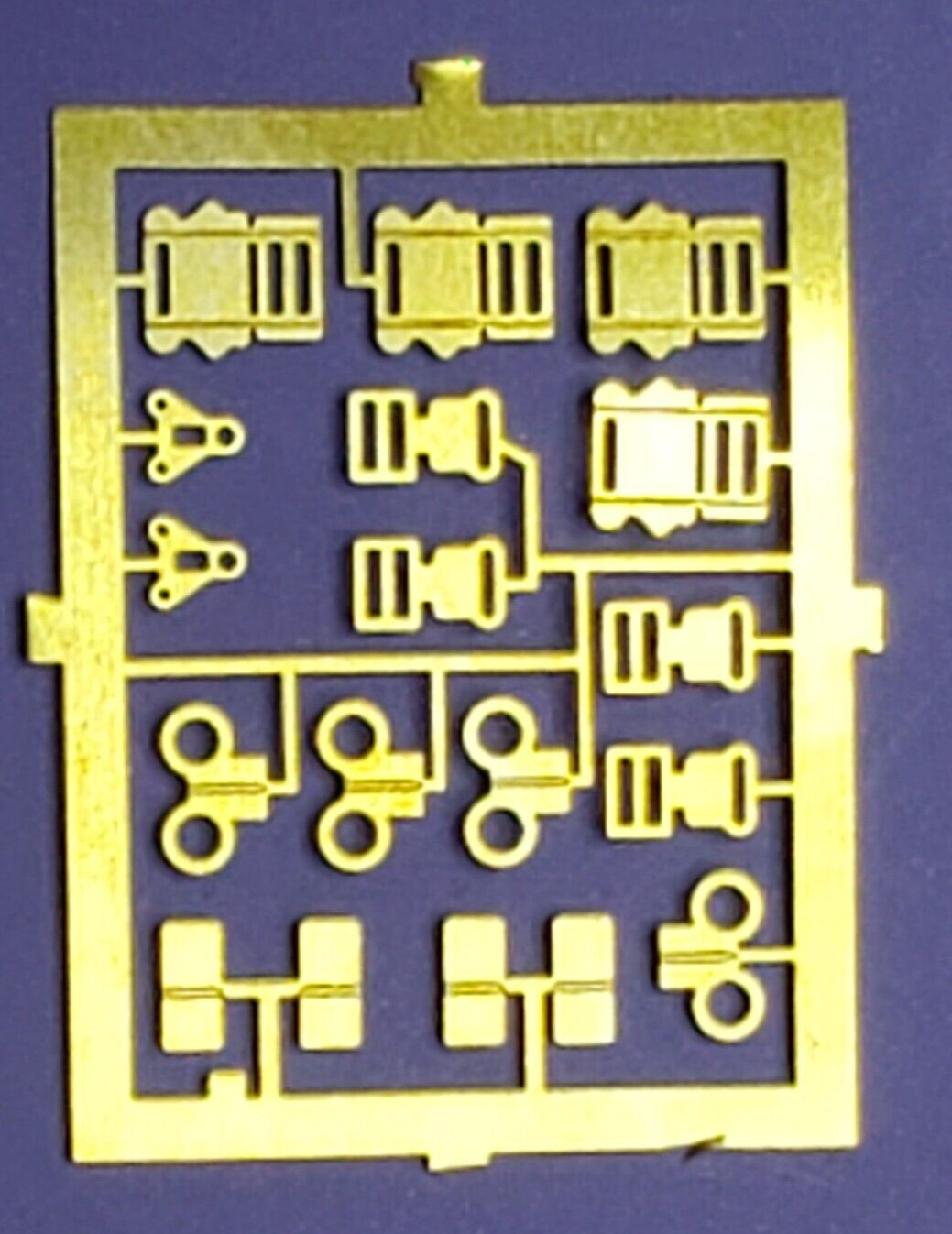 Waldron Model Product  1:32 - Jet Belt Buckles #2  Etched Brass  USA