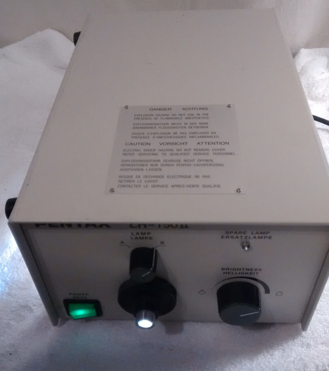 Pentax IH-150 II Endoscope Halogoen Cold Light Source - Fast Shipping