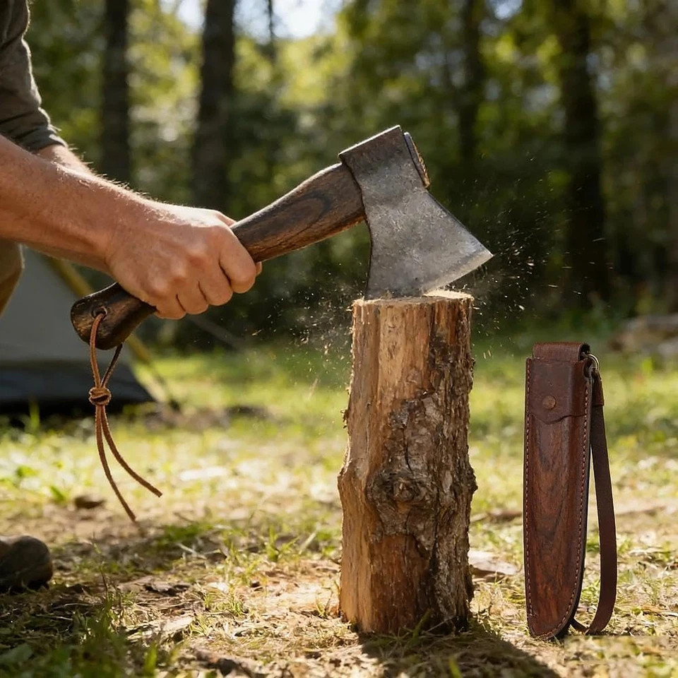 Universal Axe Handle - Hickory Wood Hatchet Handle Replacement-Durable Splinter-