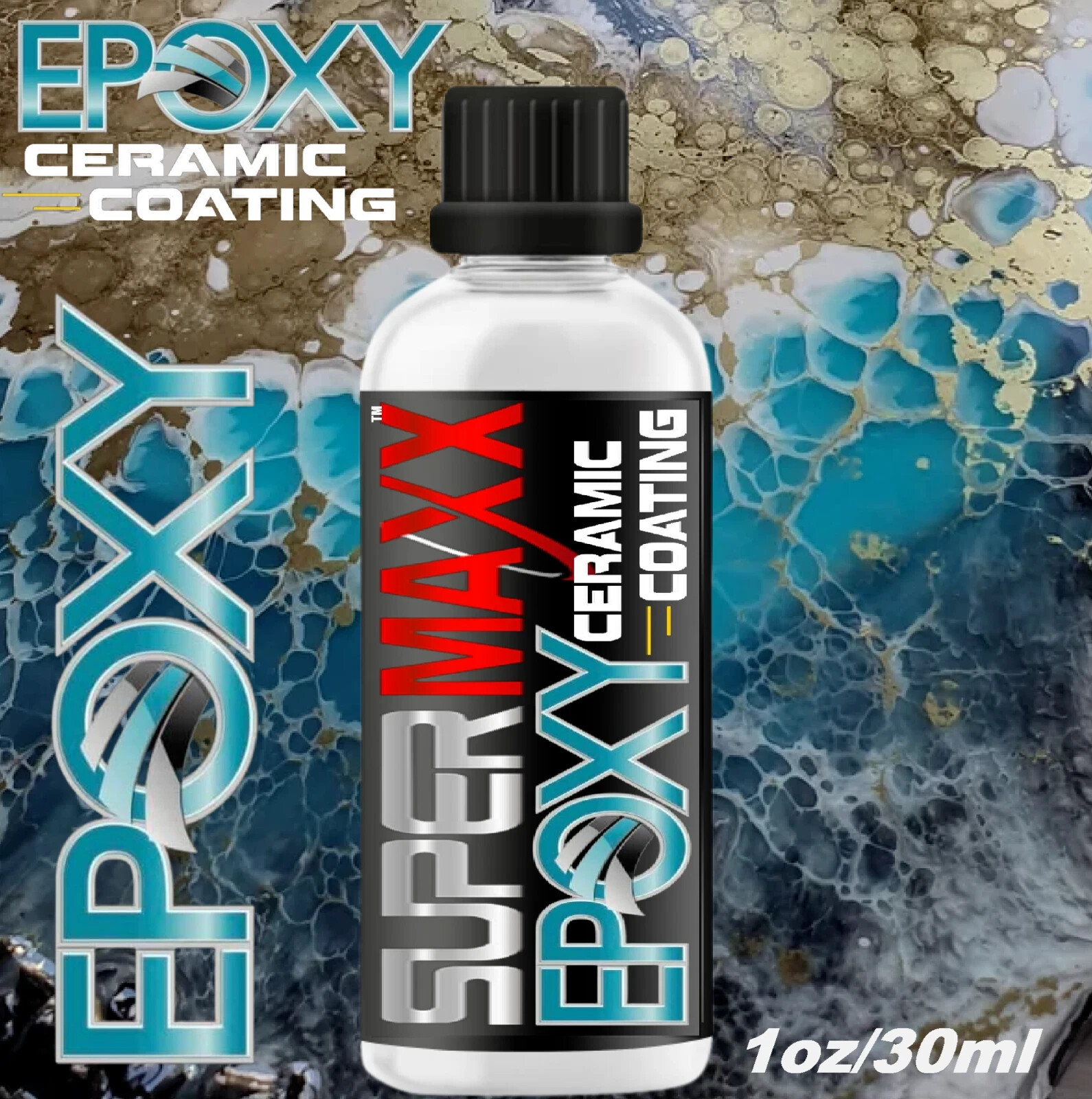 EPOXY RESIN SURFACE PROTECTION SCRATCH RESISTANT ADVANCED CERAMIC COATING GLOSS