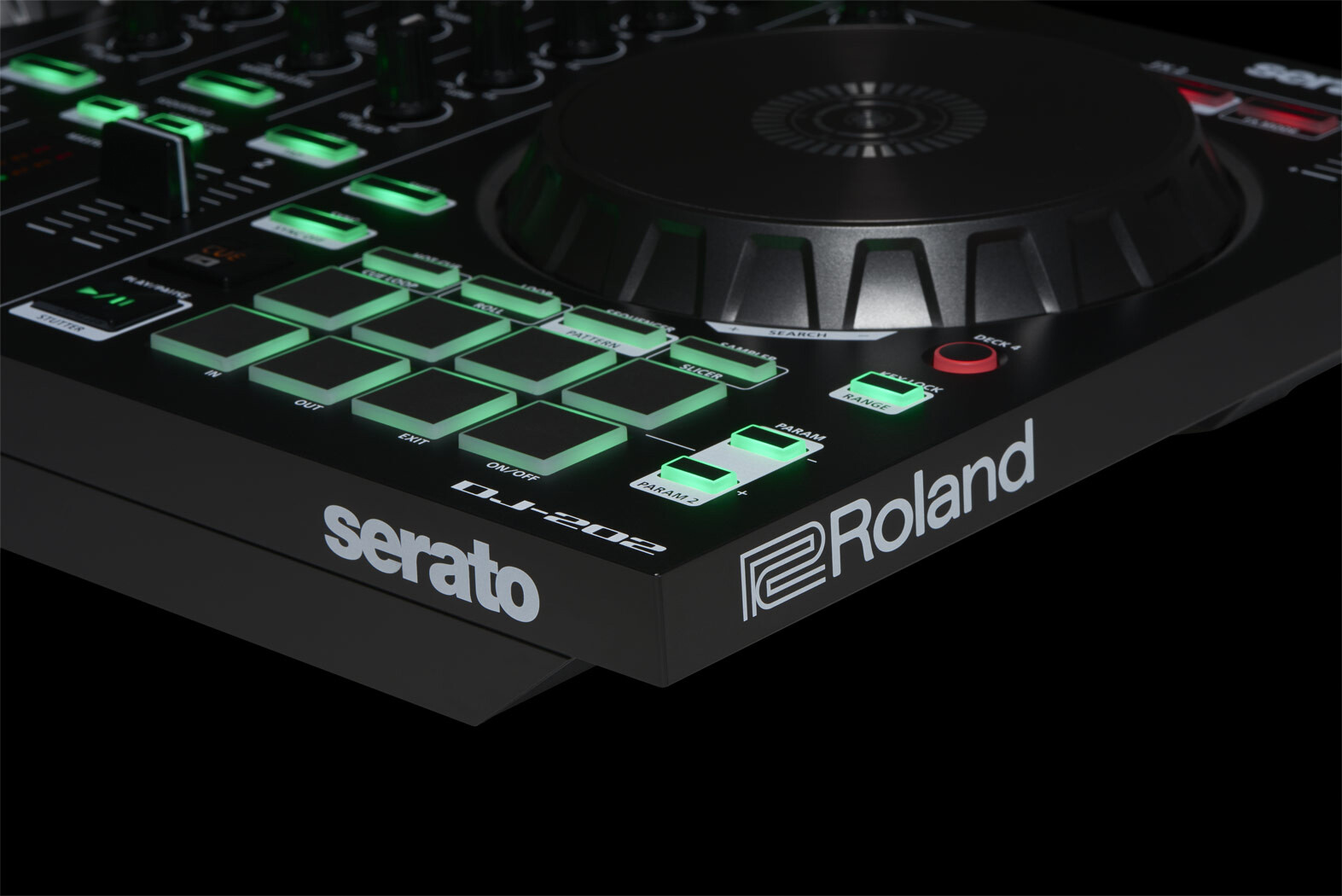 Roland DJ-202 DJ Controller w/ Stand