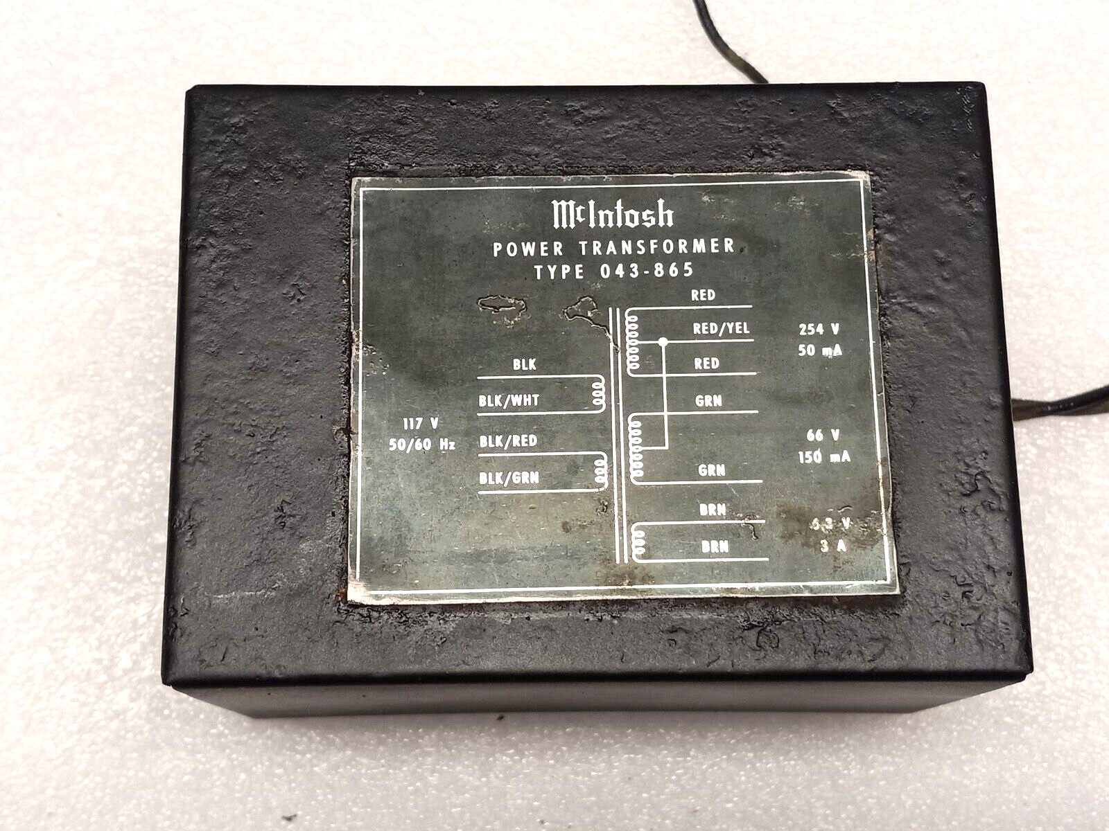Mcintosh MX-114Tuner Pream Power Transformer Type 043-865