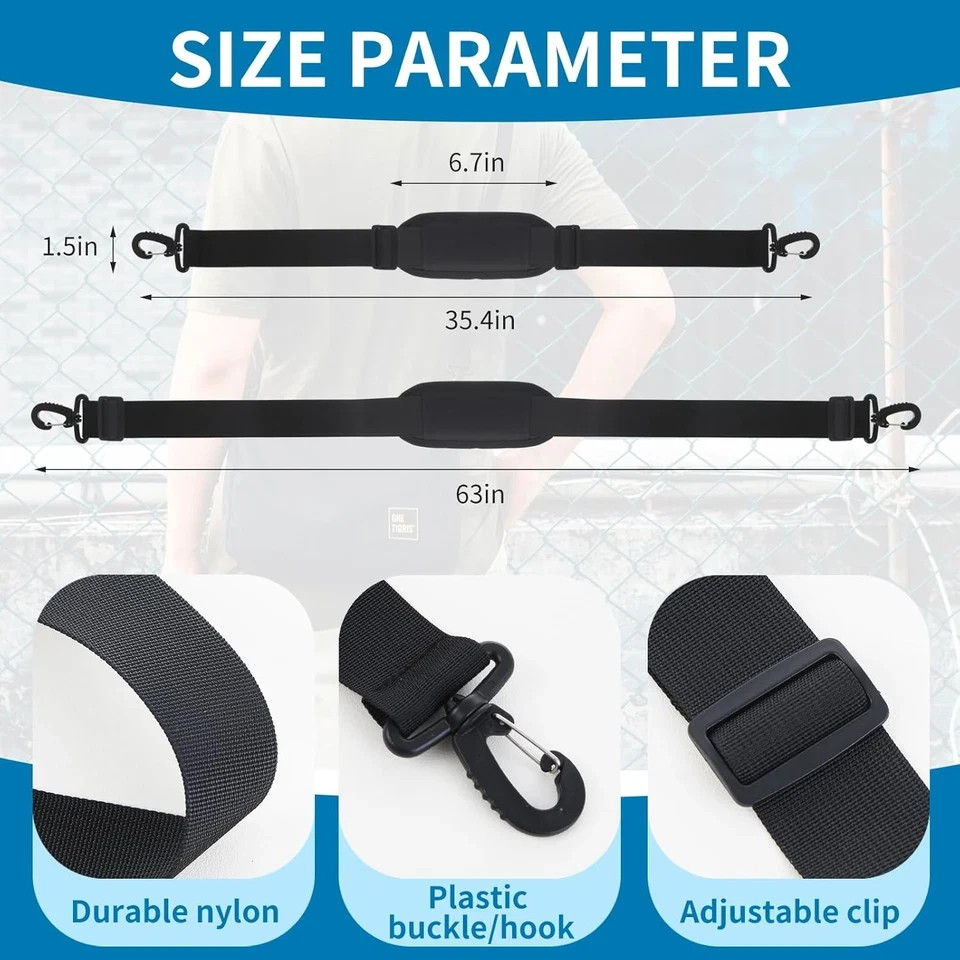 Shoulder Strap Compatible with Veto Pro Pac,63" | Adjustable Strap with Detachab