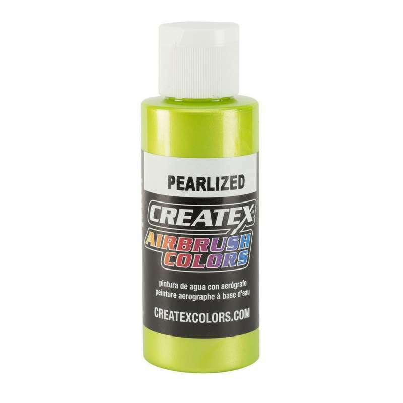 Createx Airbrush Colors 5313-02 Pearl Lime 2 oz. Airbrush Paint