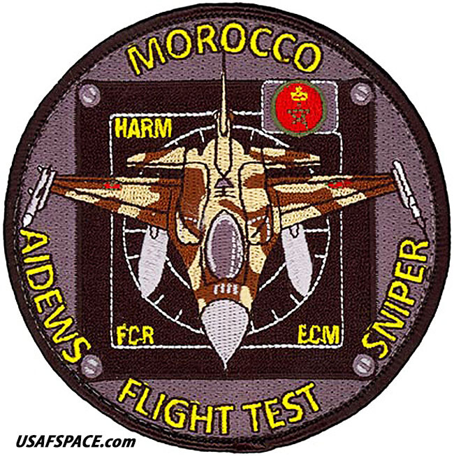 USAF 416th FLIGHT TEST SQ - ADVANCED DEFENSIVE ELECTRONIC WARFARE SUITE - PATCH