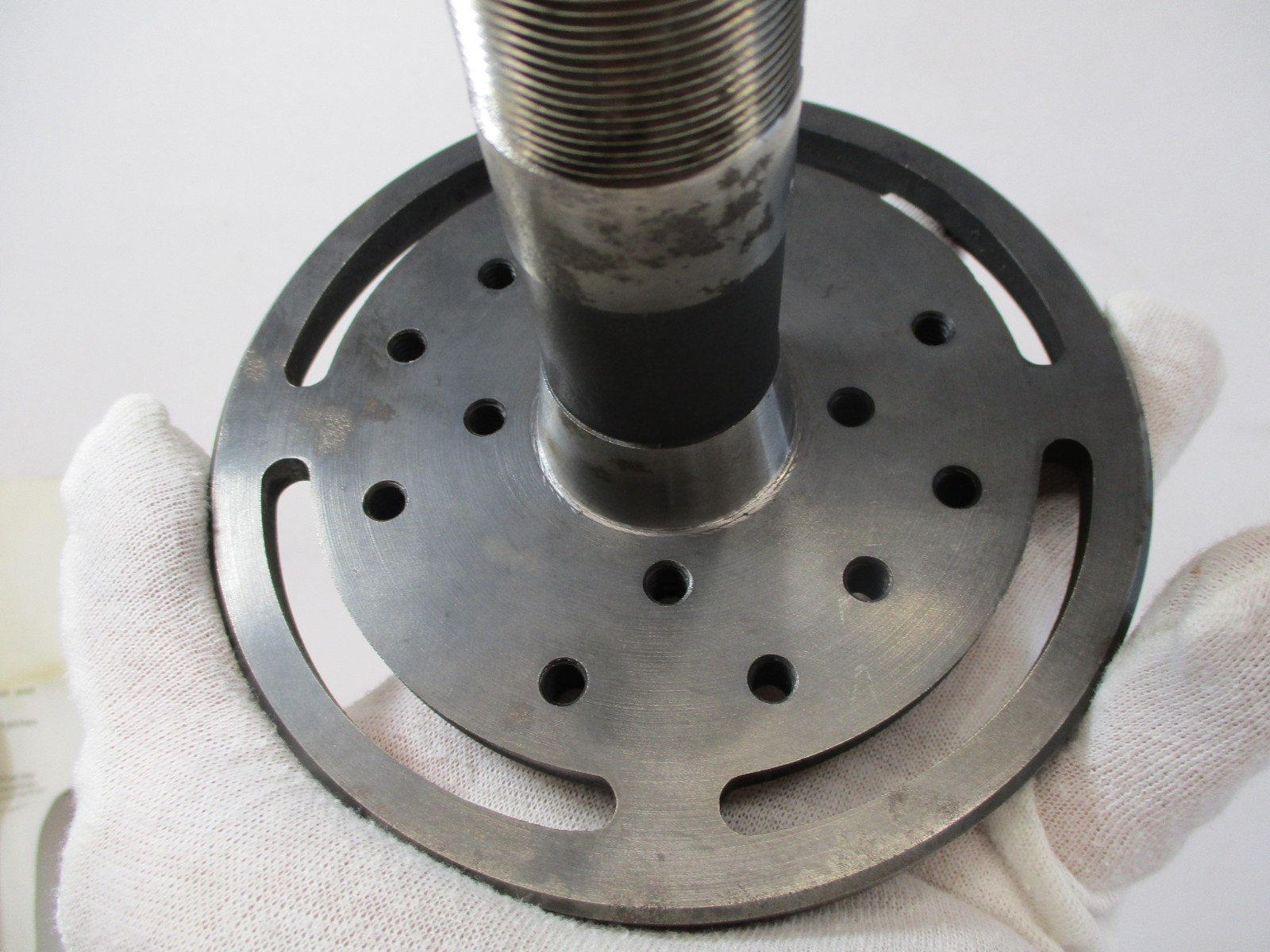 SIMCO Micro Grind Face Plate Assembly & Vee Block Mounted w/ 5C Mount in VGC