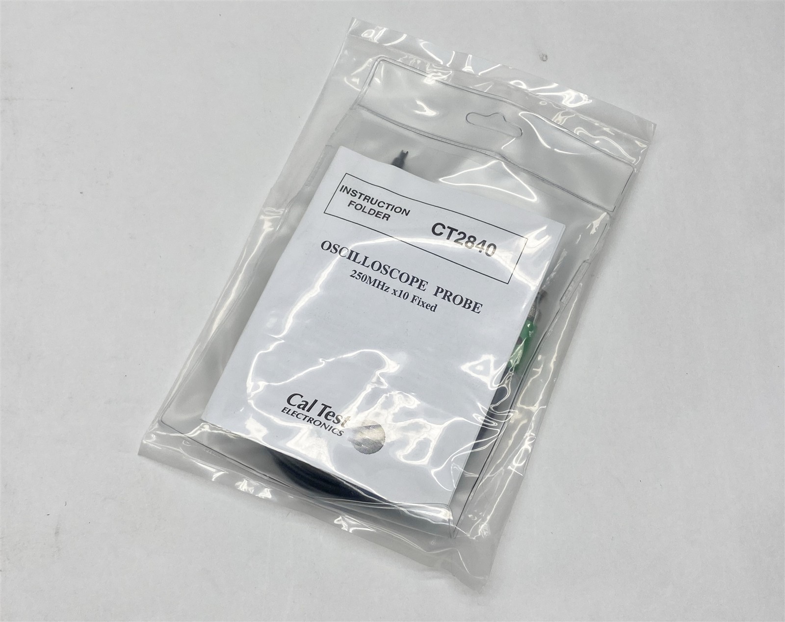 Cal Test Electronics CT2840 250MHz x10 Fixed Passive Oscilloscope Probe NEW