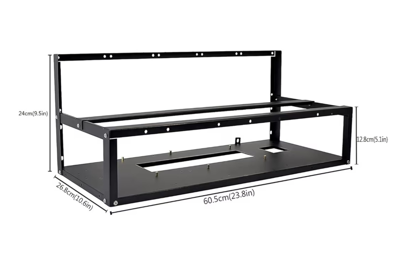 Mining Rig Frame Up to 6/8 GPU, Steel Open Air
