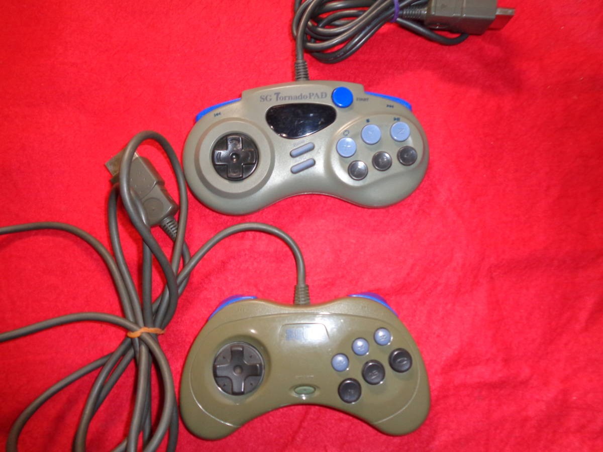 SG Tornado PAD Sega Saturn Controller Gray Console System Used NTSC-J Japan