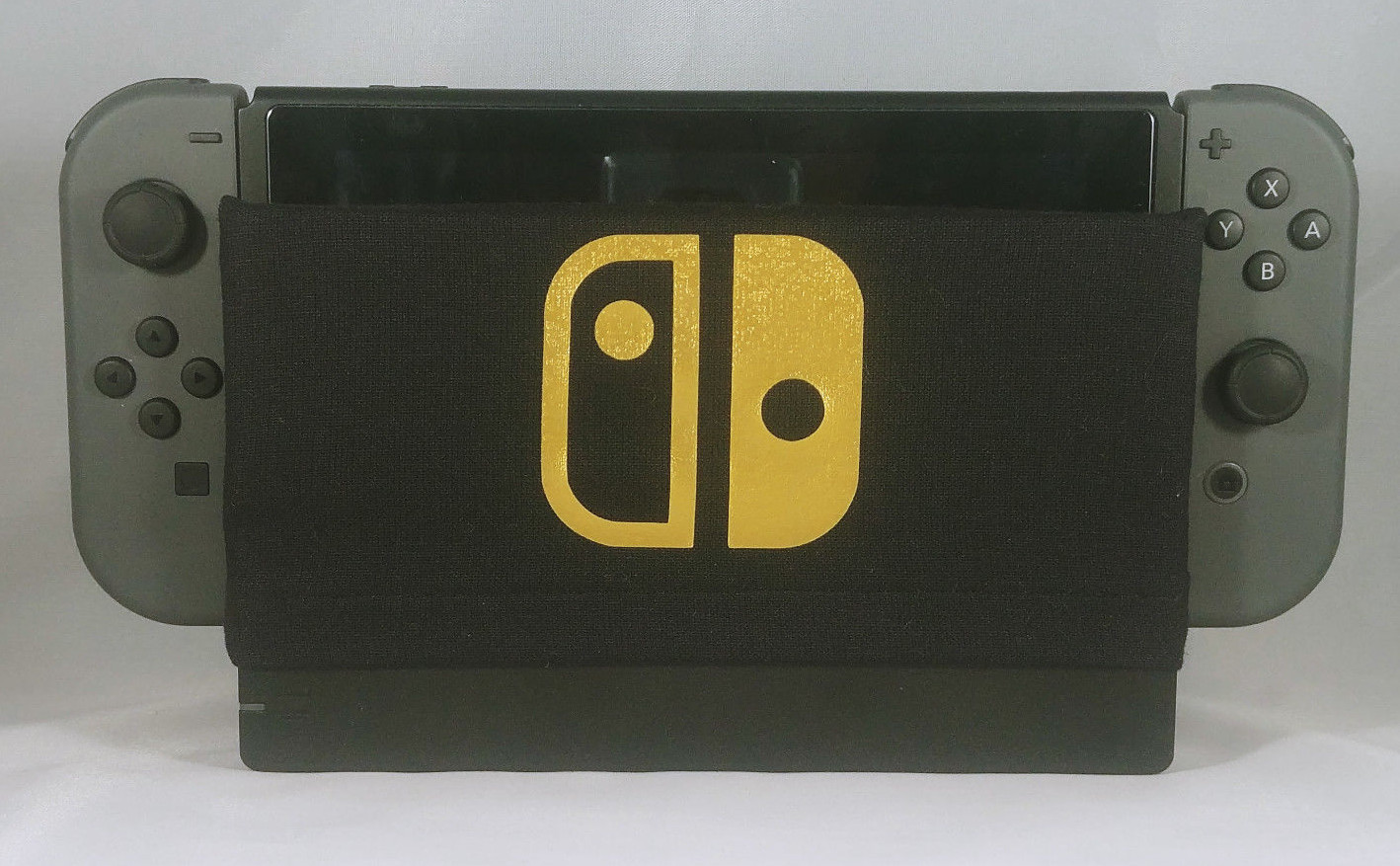 Gold Nintendo Switch Dock Sock Cover Screen Protector
