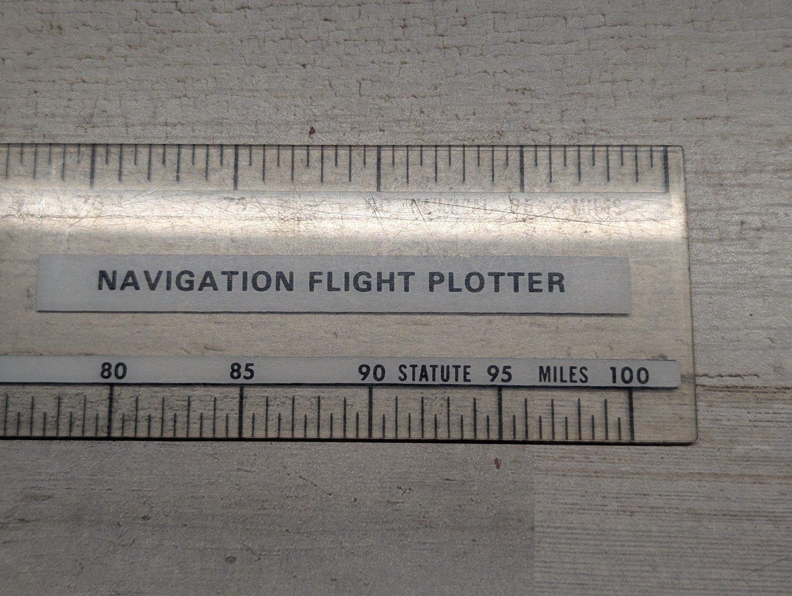 Aviation Flight Plotter Protractor WAC Sectional Chart Navigation Tool Pilot