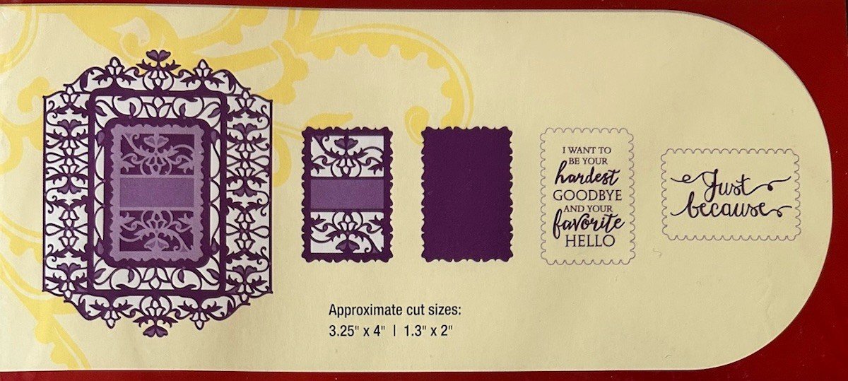 “Victorian Romance “ Frame Die And Stamp Set By Scrapbooking Made Simple