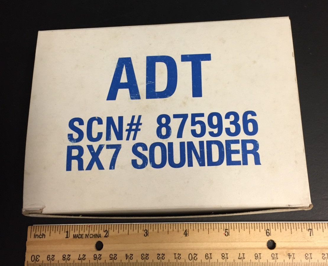 ADT SCN# 875936 RX7 Sounder Alarm