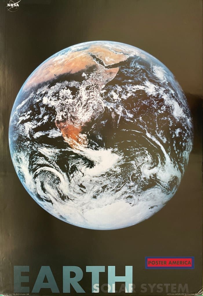 Earth From Apollo 17 NASA Vintage 2003 Italian Import Poster 24 x 35