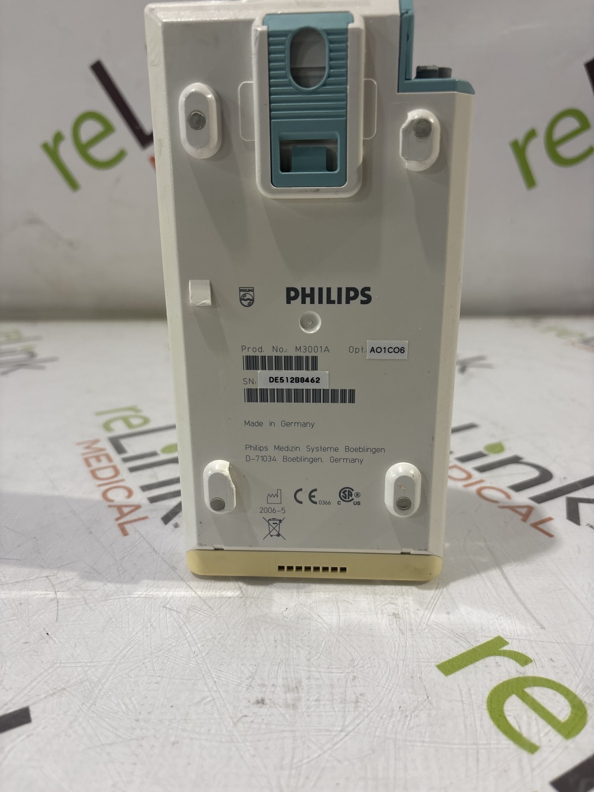 Philips M3001A-A01C06 Fast SpO2, NIBP, ECG, Temp, IBP MMS Module