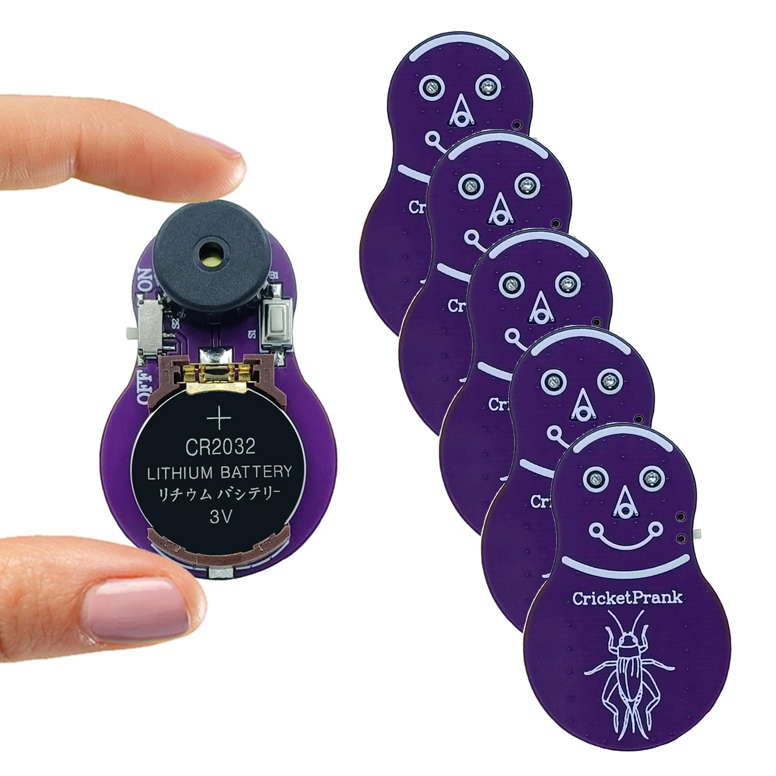 Cricket Noise Maker Prank (6 PCS), Beeping Several Months, Hidden Prank Noise...
